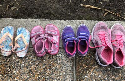 All four children had pneumonia